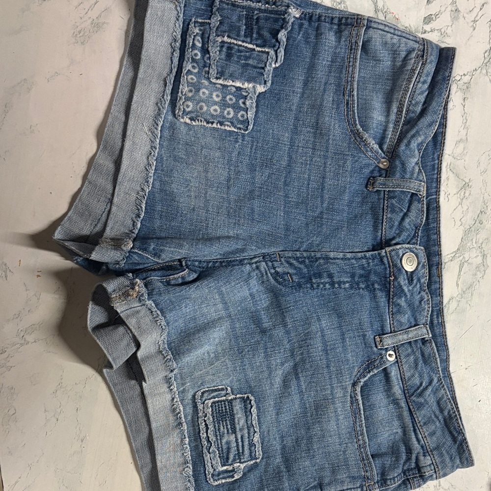 Time and Tru Light Blue Distressed Women's Jeans - Picture 2 of 8